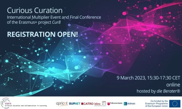Save the date for the Cur8 Curious Curation Online Event!